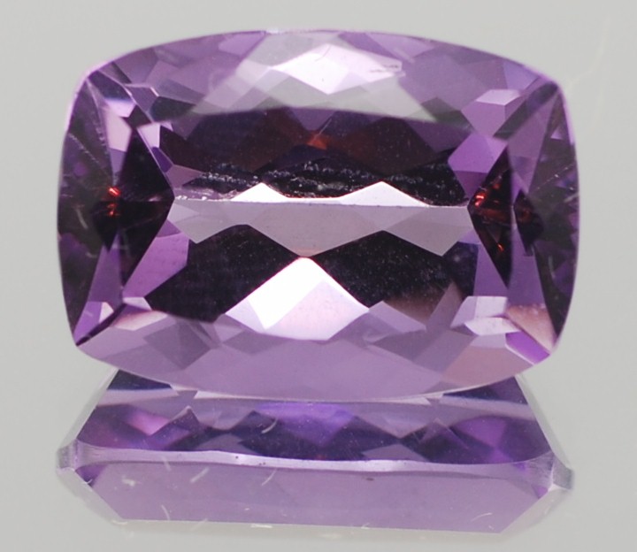 cushion amethyst