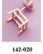 emerald cut earring