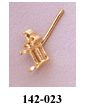 emerald cut earring