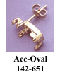 oval cabochon earring settings