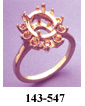 oval ring settings