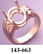 oval ring settings