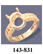 oval ring settings